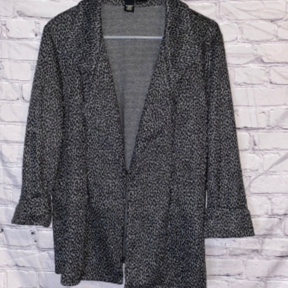 🔽Peck & Peck💜 Animal Print Blazer